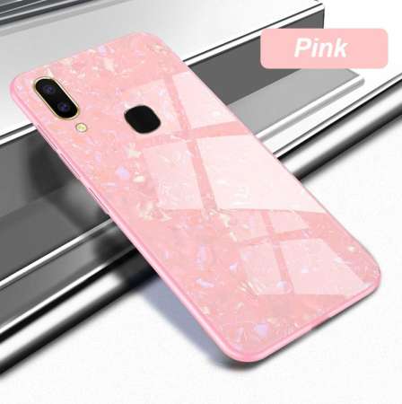 For VIVO V11i Hard Soft Case TPU+Tempered Glass Shockproof Ultra Slim Matte Case Cover Casing