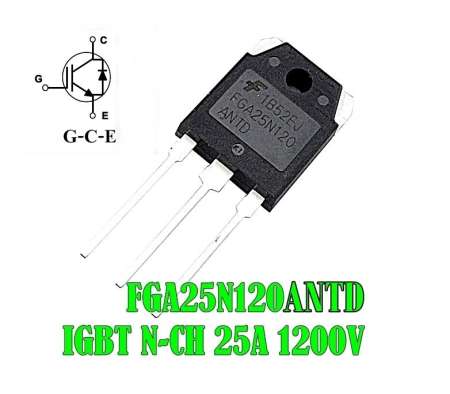 อย่ารอช้า FGA25N120 , FGA25N120ANTD , 25N120 , IGBT N-Channel TO-3P 25A
1200V 3PCS 3ตัว แนะนำวันนี้