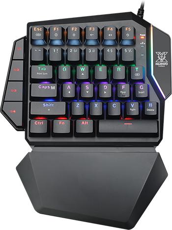 NUBWO ZELDAR X25 Single Hand Mechanical Gaming Keyboard - Blue SW