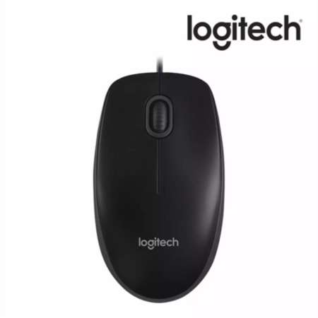 Logitech เมาส์ USB Mouse รุ่น M100r (Black)