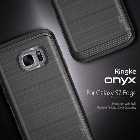 Galaxy S7 Edge Case, Ringke [ONYX] Flexible Durability and TPU Defensive Case