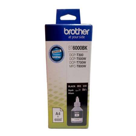 Brother BT6000BK หมึกแท้ สีดำ จำนวน 1 ชิ้น ใช้กับพริ้นเตอร์ Brother : DCP-T300/T500W/T700W, MFC-T800W Brother BT6000BK หมึกแท้ สีดำ จำนวน 1 ชิ้น ใช้กับพริ้นเตอร์ Brother : DCP-T300/T500W/T700W, MFC-T800W