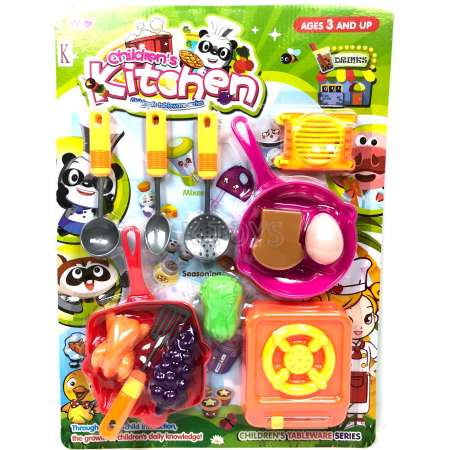 Power toy ของเล่น ชุดเครื่องครัวจำลอง Children Kitchen set