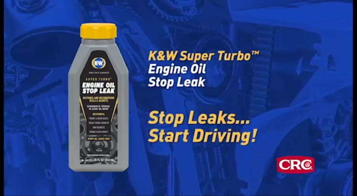 โปรโมชั่น นํ้ายาอุดการรั่วซึมของนํ้ามันเครื่อง K&W SUPER TURBO Engine