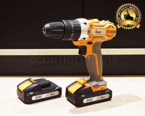 IMAX สว่านกระแทก ไร้สาย 24v รุ่น 3 ระบบ พร้อมอุปกรณ์ 15ชิ้น (แบต 2ก้อน)