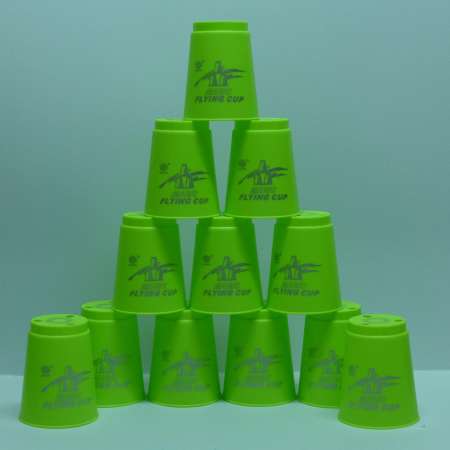 จัดส่งฟรี!!!!   Stack Cup เกมส์เรียงแก้ว    Magic flying stacked cup 12 PCS Rapid cup NO.P13  จัดส่งฟรี!!!!