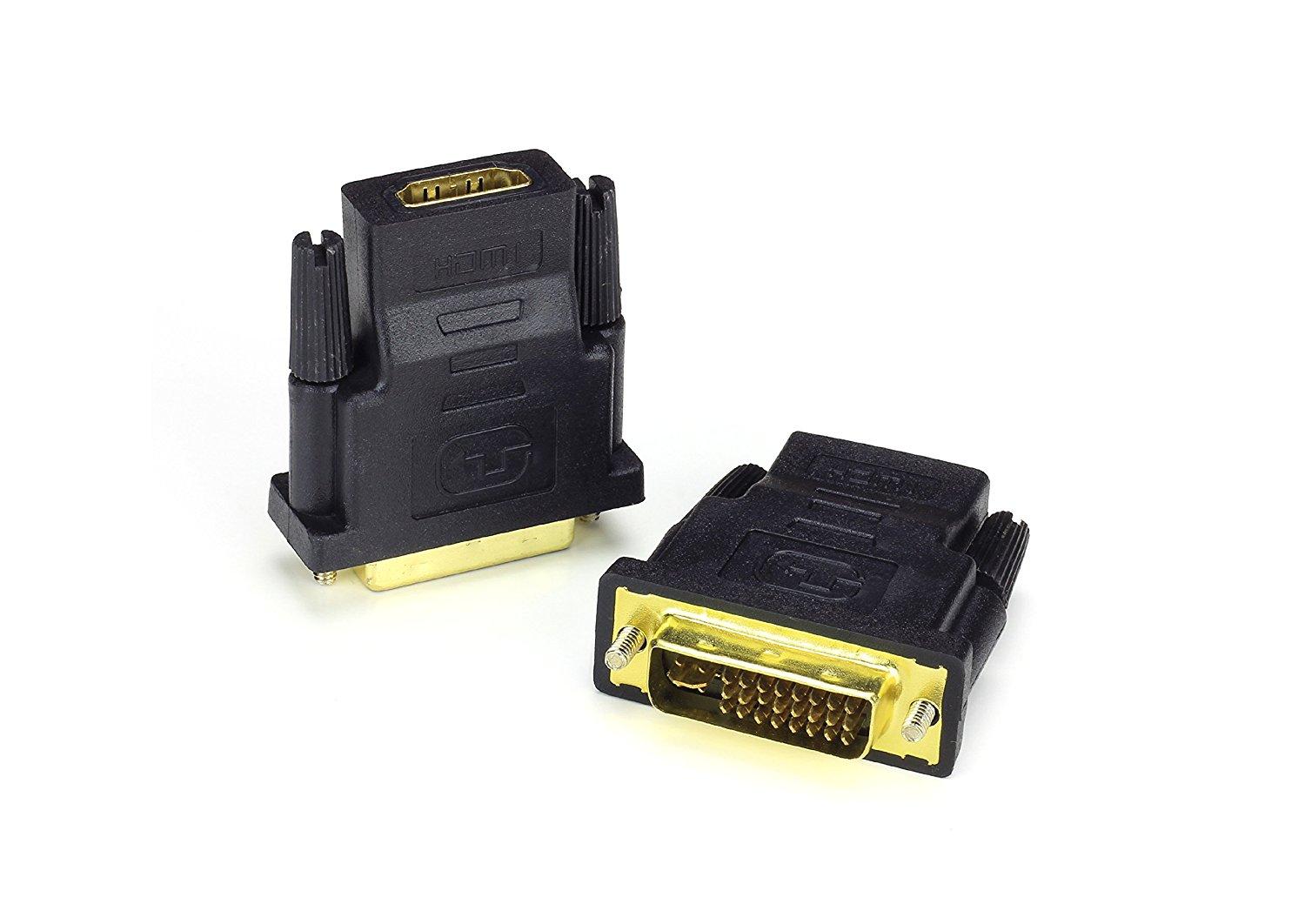 Dvi 24 5 Male To Hdmi Female Converter Gold Plated Adapter Converte