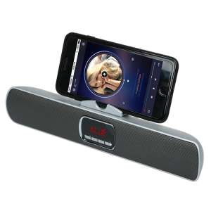 ลำโพงบลูทูธmini soundbar S605 bass booster สีเทา