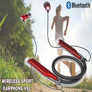 Wireless Sports Earphone V91 หูฟังบลูทูธไร้สาย V91