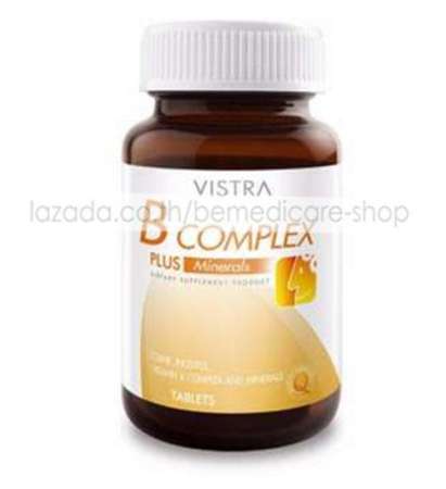 พบแล้ว Vistra B complex Plus Minerals 30 เม็ด วิสทร้า บี คอมเพล็กซ์ พลัส
มิเนอรอล 30 เม็ด มอบ