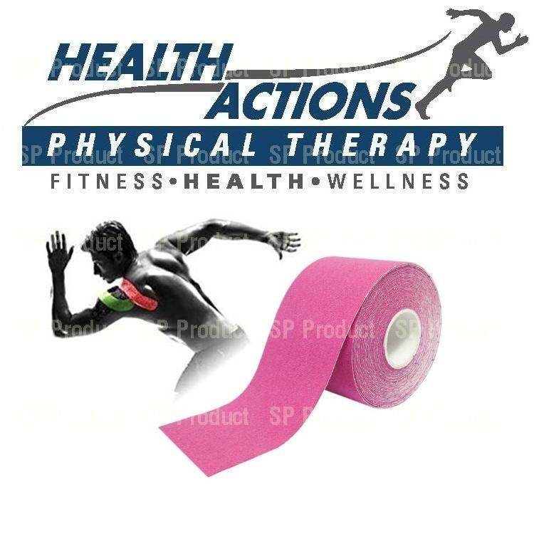 Kinesiology Sports Muscle Tape เทปล็อคกล้ามเนื้อ (Pink)
