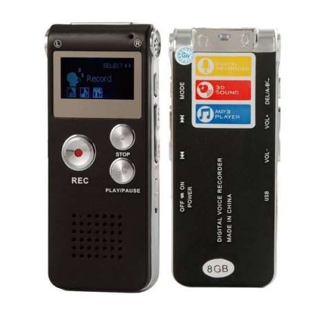  Voice Recorder เครื่องอัดเสียง เครื่องบันทึกเสียง GH609  8GB tw