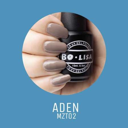 สีทาเล็บเจลเด้งได้ เกรดพรีเมี่ยม BOLISA 15 ml ( Aden MZT02 )