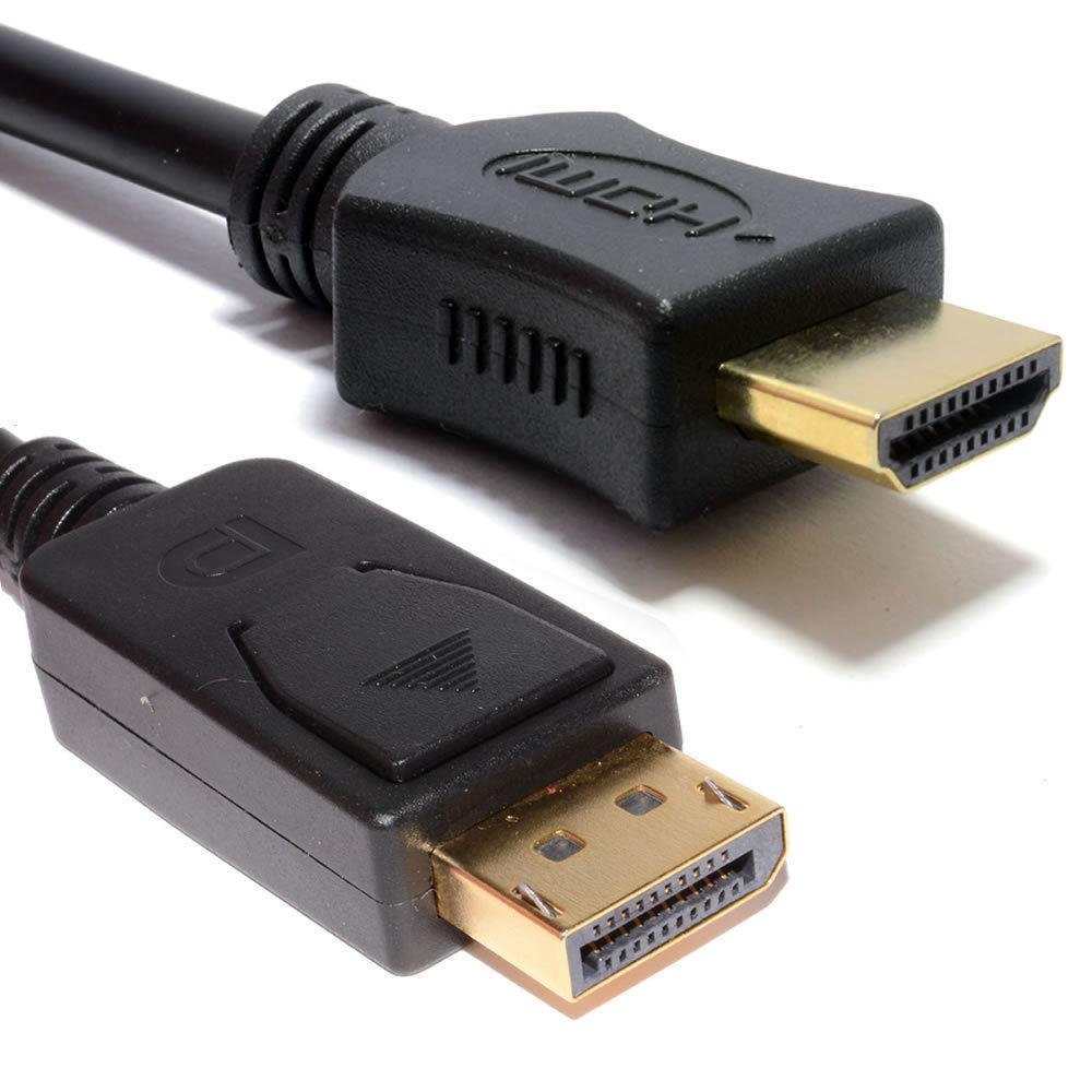 HDMI Cable 1.8m DisplayPort Display Port PC DP to HDMI Male to Male Cord Cable For PC HDTV