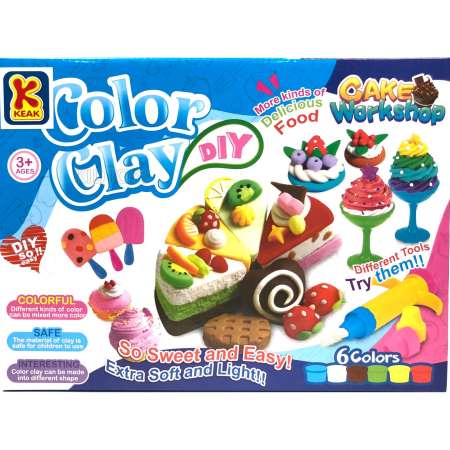 Kidtoys ของเล่น ชุดแป้งโดว์ Color Clay ทำขนมเค๊ก ไอศครีม