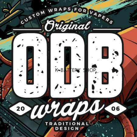 ปลอกหุ้มถ่าน 18650 ลาย ODB Polar จำนวน 4 ชิ้น (Polar ODB Wraps)