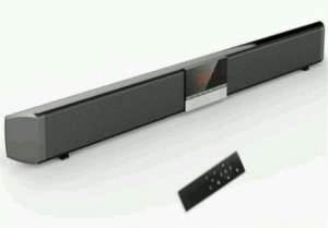 ลำโพงบลูทูธ SoundBar รุ่นSR100 Subwoofer Bluetooth 4.0 Speaker Home TV Echo Wall Soundbar Wall-mounted Remote Control หน้าจอแสดงผลดิจิตอล ลำโพงเสียงดีเบสระห่ำ มีซัฟวูฟเฟอร์วางคู่กับทีวี พร้อมรีโมท
