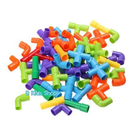 ของเล่น ของเล่นเด็ก Funny Block (รุ่นมีล้อ) ฝึกสมาธิ หลากหลายขนาด หลากสี สีสันหลายสี 