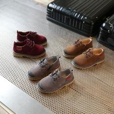 [SKM] Giày trẻ em bé Trai Và Bé Gái kiểu Anh Retro Chịu Mài Mòn Da 20511
