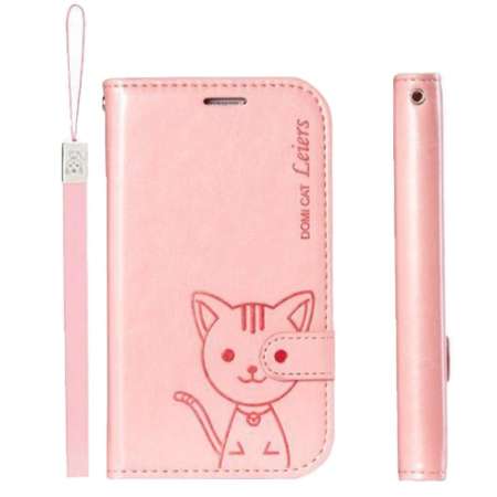 Domi Cat เคส  Huawei Y9 2018 / หัวเว่ย Y9 2018 / หัวเว่ย Y9 2018 รุ่น Fancy Series ชนิด แบบเปิดปิด แบบมีเข็มขัด  แบบ TPU