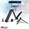 3 Way Selfie Handheld Stick ไม้เซลฟี่สำหรับกล้อง Action Cam, Gopro / SJCam / Xiaomi Yi 4k, ปรับเปลี่ยนรูปแบบได้ 3 แบบ