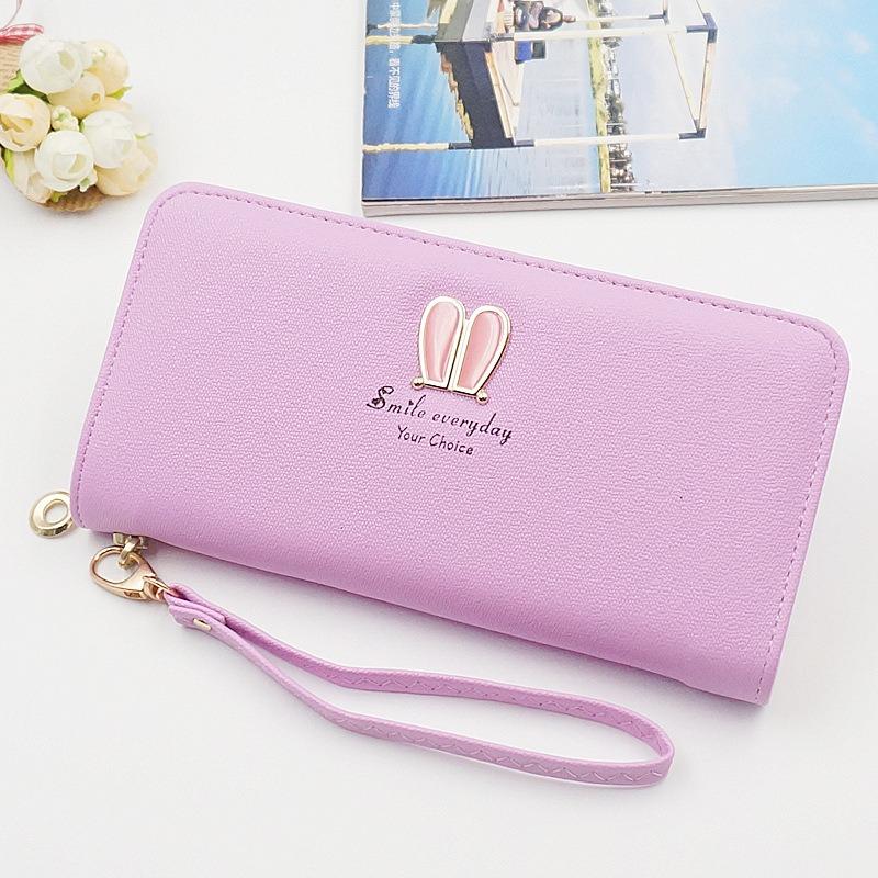 Korea Style กระเป๋าสตางค์ ใบยาว หนัง PU กระเป๋าเงิน ผู้หญิง กระเป๋าตัง ตามวันเกิด...