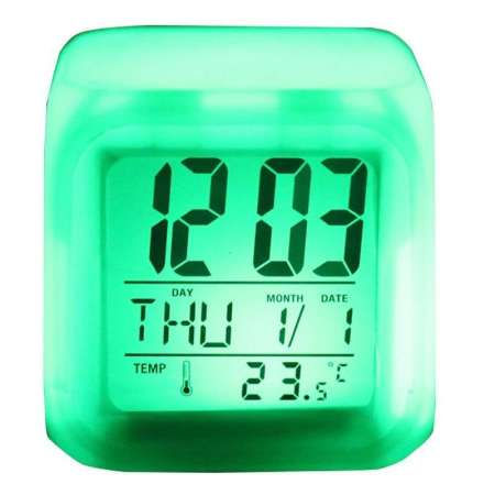 Digital Alarm clock นาฬิกาปลุก นาฬิกาปลุกดิจิตอล นาฬิกาปลุก digital นาฬิกาปลุก LED นาฬิกาตั้งโต๊ะ นาฺฬิกาเปลี่ยนสี ตั้งปลุกได้ แสดงได้ 7 สี บอกวันเดือนปี พร้อมอุณหภูมิ แถมถ่าน 4 ก้อน Digital Alarm clock นาฬิกาปลุก นาฬิกาปลุกดิจิตอล นาฬิกาปลุก digital นาฬิกาปลุก LED นาฬิกาตั้งโต๊ะ นาฺฬิกาเปลี่ยนสี ตั้งปลุกได้ แสดงได้ 7 สี บอกวันเดือนปี พร้อมอุณหภูมิ แถมถ่าน 4 ก้อน