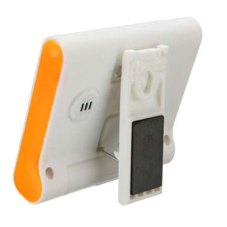 Lek and Love นาฬิกาจับเวลาทำอาหาร เดินหน้า ถอยหลัง 24 ชั่วโมง Digital Timer V3. Alarm CLock(สีส้ม)