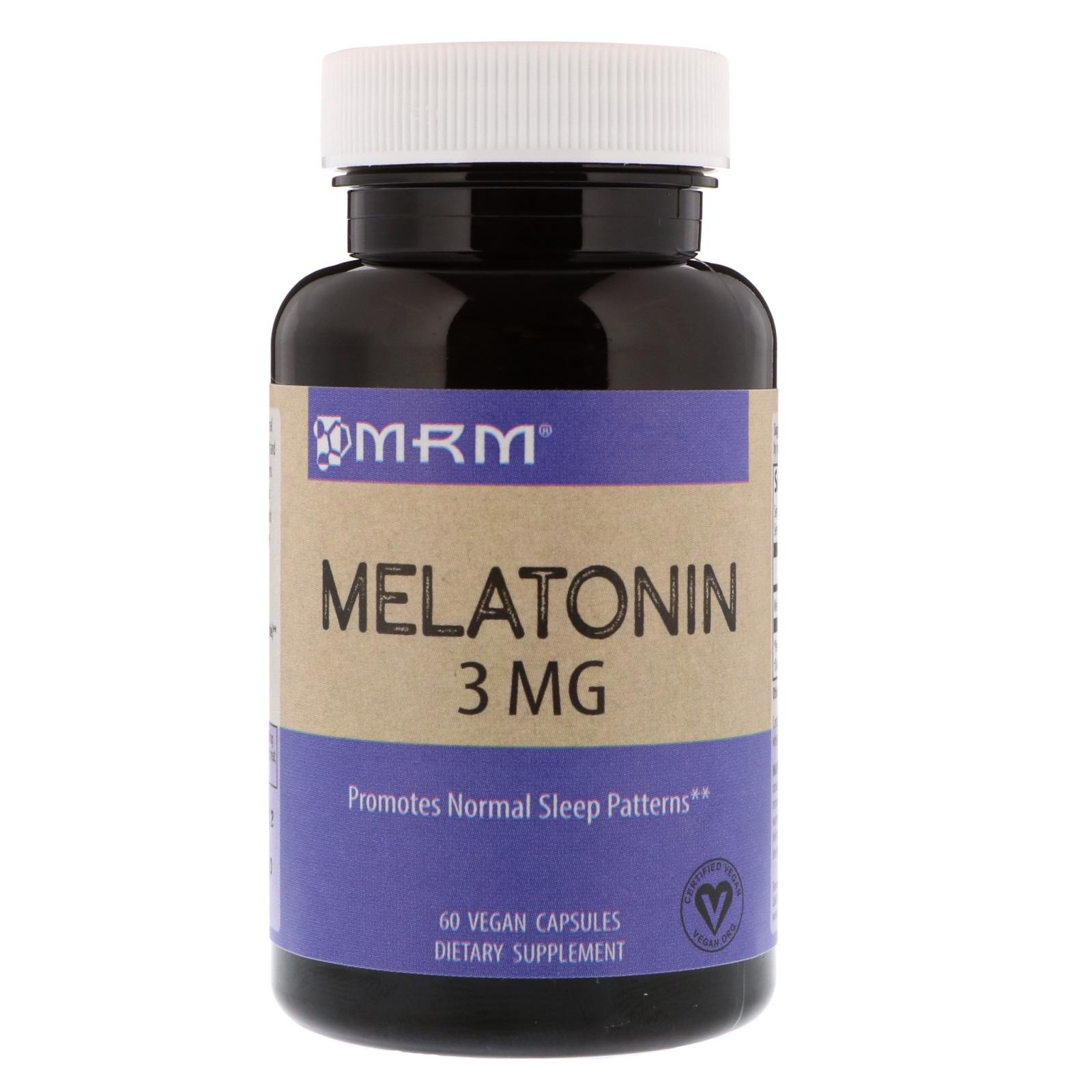 ราคา MRM Melatonin 3 mg 60 Capsules (เมลาโทนิน 3 มิลิกรัม 60 แคปซูล