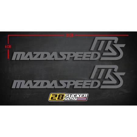 สติ๊กเกอร์ Mazda Speed No.03