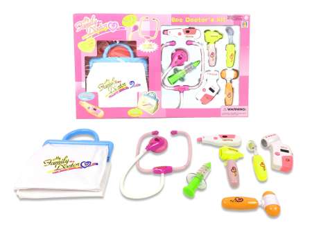KIDTOYS ชุดคุณหมอสุดน่ารัก 8 ชิ้น พร้อมกระเก็บของ ขนาด ย 54*ก 5*ส 33 ซม 