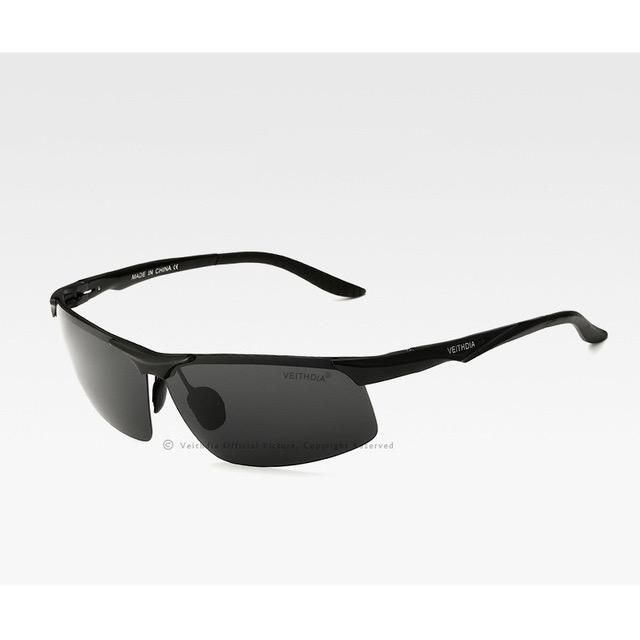 VEITHDIA อลูมิเนียมแมกนีเซียมผู้ชายแว่นตากันแดด Polarized Sun แว่นตา Night Vision Mirror แว่นสายตาผู้ชายแว่นตากันแดดชาย 6502