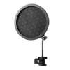 PS-2 สตูดิโอ Double Layer ไมโครโฟน Mic Wind Screen Pop Filter สำหรับการบันทึก