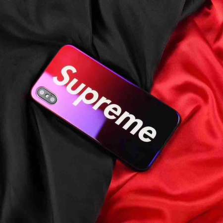เคสกระจกsupreme iphone X