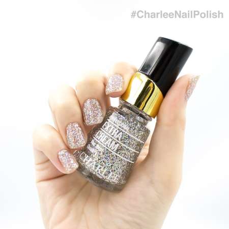 Charlee Nail Polish ยาทาเล็บชาลี 15 ml. สีกากเพชร เบอร์ 148