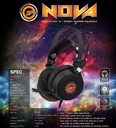 จัดหนัก หูฟังเกมมิ่ง Neolution E-sport Nova2 Gaming headset แนะนำตอนนี้