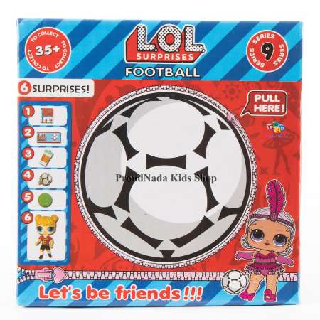 ProudNada Toys ของเล่นเด็กไข่เซอร์ไพรส์ 6 ชั้น(รุ่นฟุตบอลโลก) LQL SURPRISE LETS BE FRIENDS SERIES 9
