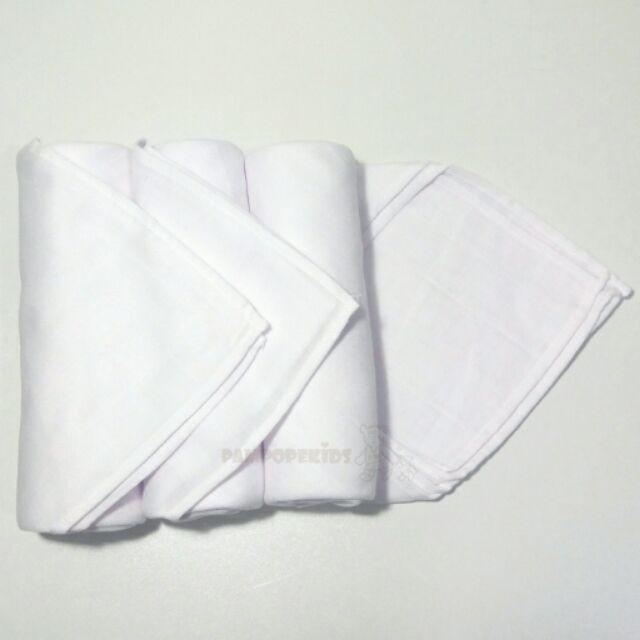 ซื้อที่ไหน ผ้าอ้อมสาลู เนื้ออองฟองโกล์ด 2ชั้น 6ผืน เกรด AAA+ COTTON 100% 30×30 นิ้ว สีขาว เย็บริมผ้า ซักเครื่องได้
