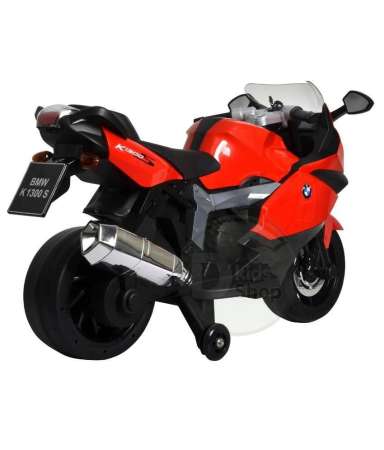 รถแบตเตอรี่เด็ก รถเด็กนั่งไฟฟ้ามอเตอร์ไซค์บิ๊กไบท์ ทรงBmw (รุ่นคันใหญ่) รุ่นมือบิด สุดเท่