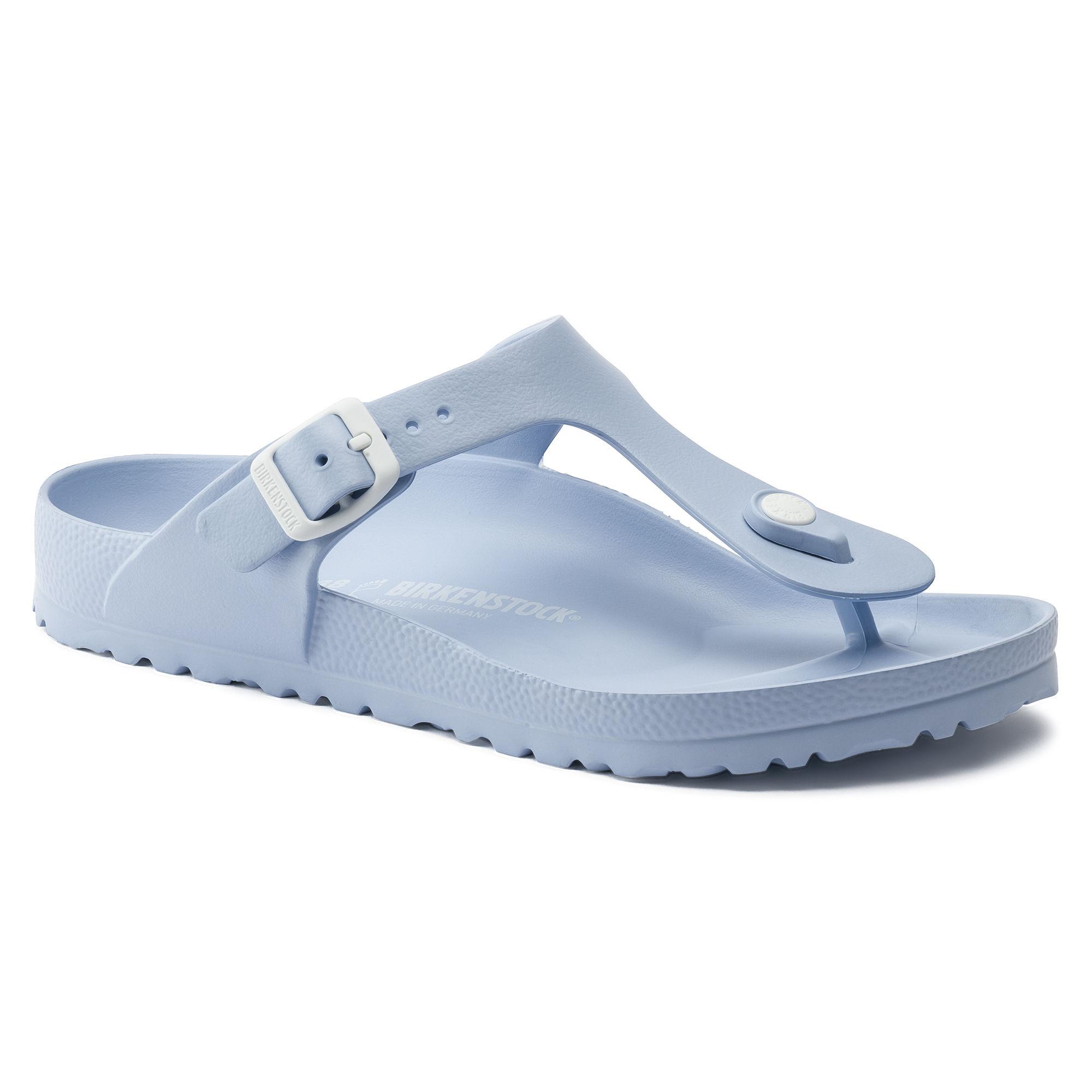 baby blue birkenstocks