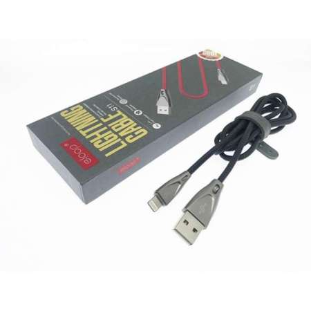 Eloop สายชาร์จ รุ่น S11 สาย USB Data Cable Lightning หุ้มด้วยวัสดุป้องกันไฟไหม้ สำหรับiPhone 6/6 Plus/5/5s/5c, iPod Gen4, iPad min,mini with retina, iPad Air