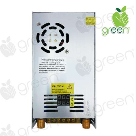 Applegreen Switching power supply 220VAC to 0-48VDC 10A LCD 2 Show Voltage Ampere สวิทชิ่ง แปลงจากไฟบ้านเป็นไฟแบต 0-48VDC 10A