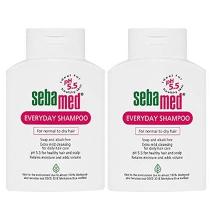 Sebamed EVERYDAY SHAMPOO ซีบาเมด เอฟรี่เดย์ แชมพู 200ml x 2 ขวด รีวิว