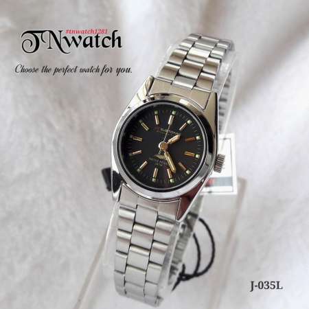 us submarine รุ่น J-035L นาฬิกาผู้หญิงระบบควอทต์กันน้ำ100%พร้อมกล่อง หน้าปัดน้ำเงิน