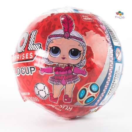 ProudNada Toys ของเล่นเด็กไข่เซอร์ไพรส์ 6 ชั้น(รุ่นฟุตบอลโลก) LQL SURPRISE LETS BE FRIENDS SERIES 9