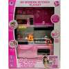 Tontoysชุดห้องครัวบาร์บี้ มีเสียงเละมีไฟ NO.5615