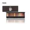 Novo Play Color Eyes พาเลททาตา 10 สี  #01(ตลับดำ) พาเลทอายแชโดว์โทนสีหวาน เนื้อแมท ชิมเมอร์และกลิทเนื้อซาติน เกลี่ยง่าย ประกายชิมเมอร์ มี 10 เฉด