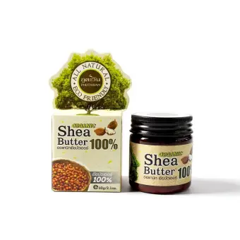 ราคา Phutawan Shea Butter Organic 100% เชียร์บัตเตอร์ ออแกนิก 60g pantip