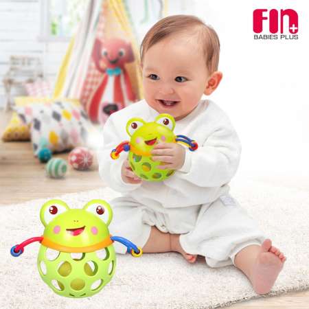 FIN BABIESPLUS ของเล่นยางกัดเขย่ามือ meibeile รุ่น TCN-089