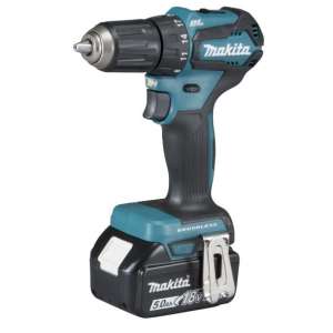MAKITA สว่านไขควงไร้สาย 18 V ขนาด 13 mm. - 18V Cordless Brushless 13mm Drill Driver DDF483RFE มาพร้อม Battery ขนาด 3.0 Ah 2 ก้อน และแท่านชาร์จ 1 อัน